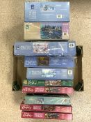 TEN W. H. SMITHS JIGSAW PUZZLES, EIGHT ORIGINAL WRAPPING, INCLUDES FOUR SEASONS BY DAVID BOAG