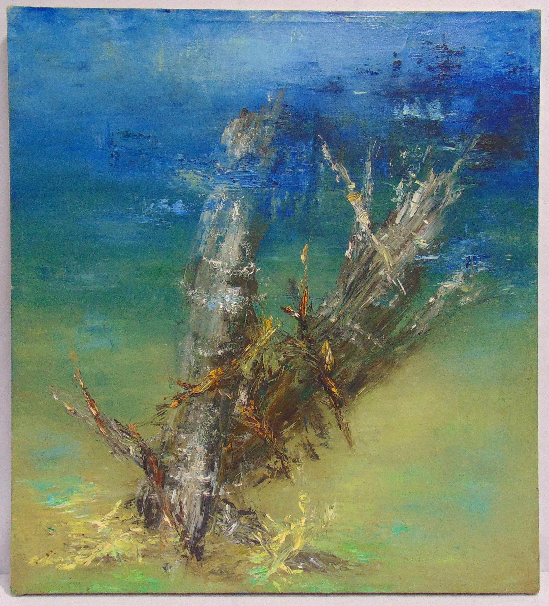 C. List oil on canvas titled Timbers Of The Ark, 75.5 x 68cm
