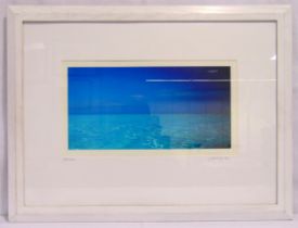Cumming framed and glazed watercolour titled Bahamas, signed in the margin bottom right, 21 x42cm