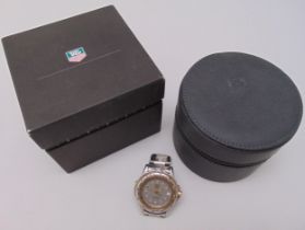 TAG Heuer gentlemans stainless steel automatic wristwatch with date aperture to include additional