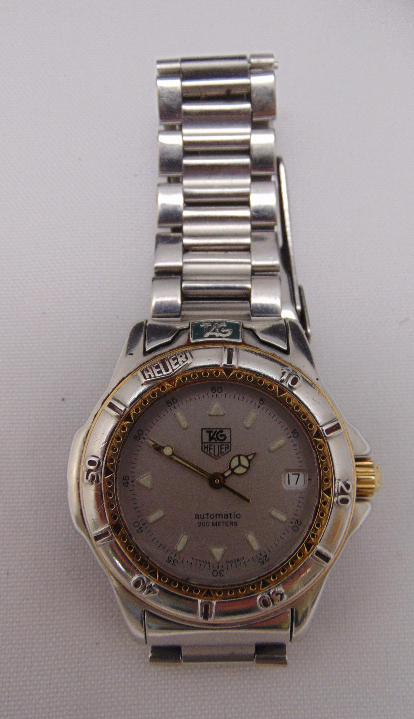 TAG Heuer gentlemans stainless steel automatic wristwatch with date aperture to include additional - Image 2 of 2