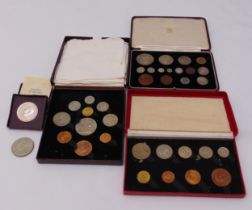 A quantity of GB coins to include 1937 specimen set, 1950 and 1951 sets, a Festival of Britain