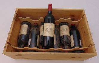 Seven75cl bottles of Chateau Haut-Bages Averous Pauillac 1997