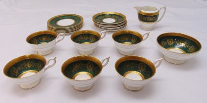 Coalport Lady Anne teaset to include cups and saucers (20)