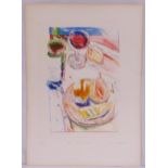 Jane Strother limited edition polychromatic lithographic print 1/150 signed and numbered to the