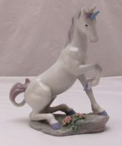Lladro figurine 7697 Magical Unicorn, marks to the base, 22cm (h)
