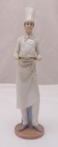 Lladro figurine of Master Chef 6625, marks to the base, 36.5cm (h)