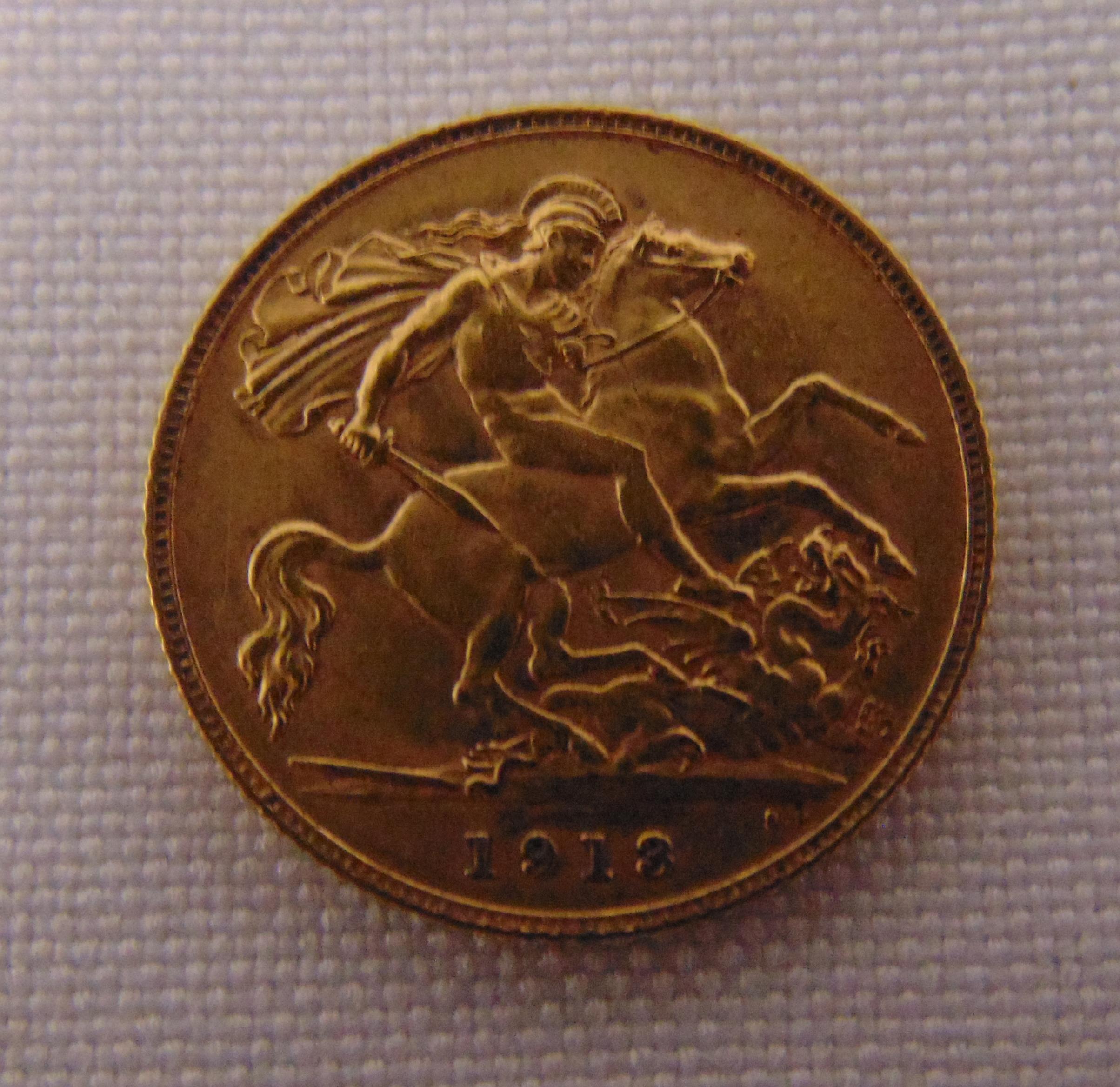 George V 1913 half sovereign