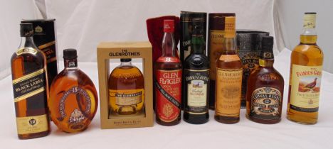 Eight bottles of Scotch whisky to include Glen Flagler 8 year old 100% Pot Still Rare All-Malt