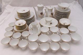 Rosenthal dinner and tea service to include plates, bowls, a coffee pot, a teapot, cups and