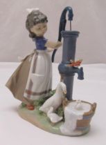 Lladro figural group 5285 Summer on the Farm Seasons Collection, marks to the base, 23.5cm (h)