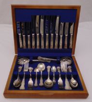 A canteen of Kings pattern flatware for six place settings