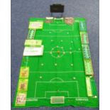 A quantity of Subbuteo table soccer to include teams, goals, a layout and accessories