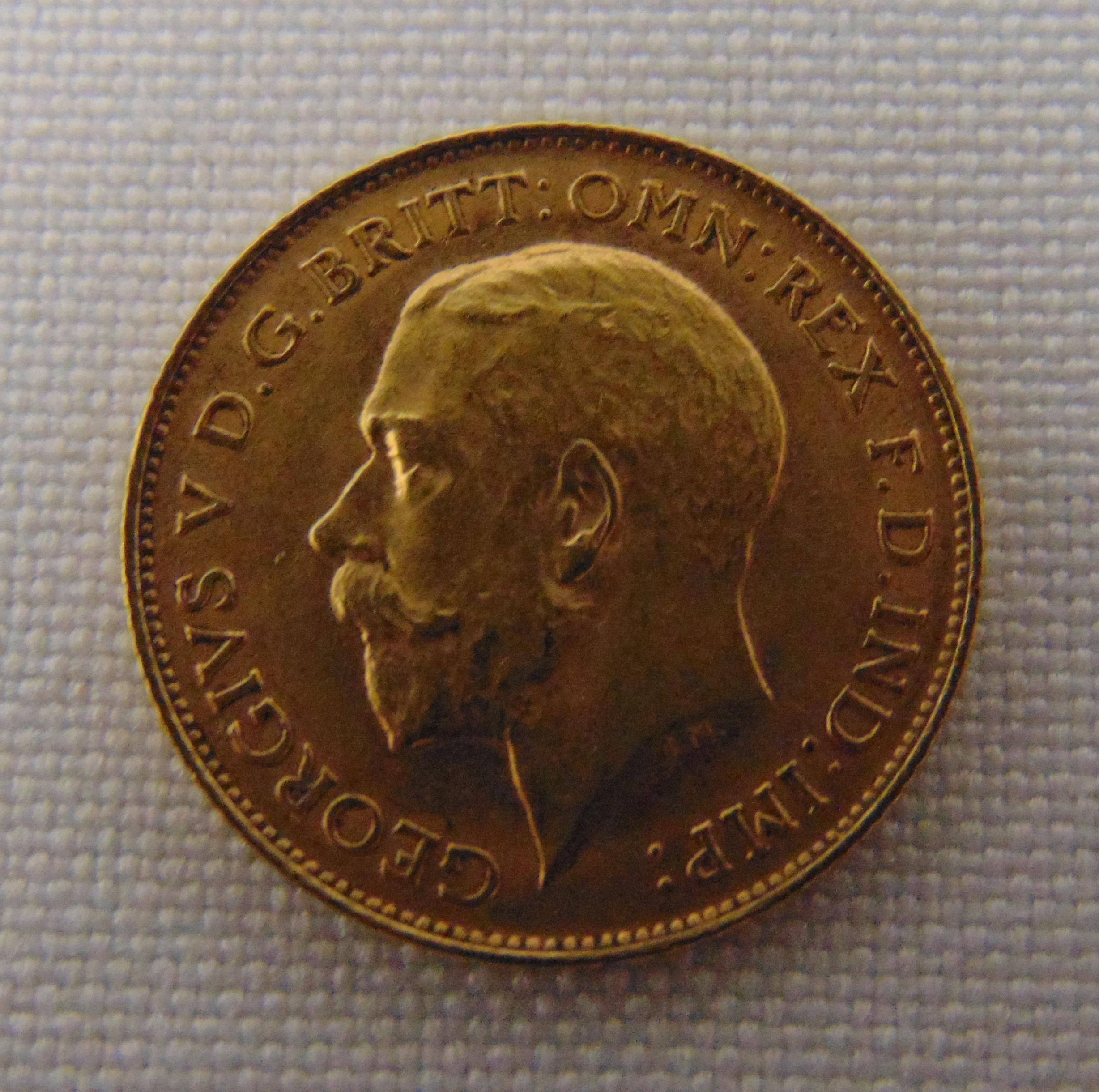 George V 1913 half sovereign - Image 2 of 2