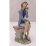 Lladro figurine 6749 Always On The Go, marks to the base, 28cm (h)