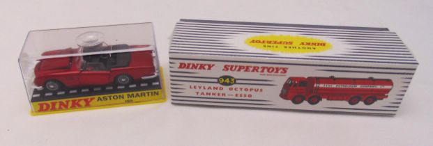 Dinky Aston Martin DB5 in sealed original packaging and a Dinky Supertoys Leyland Octopus Tanker