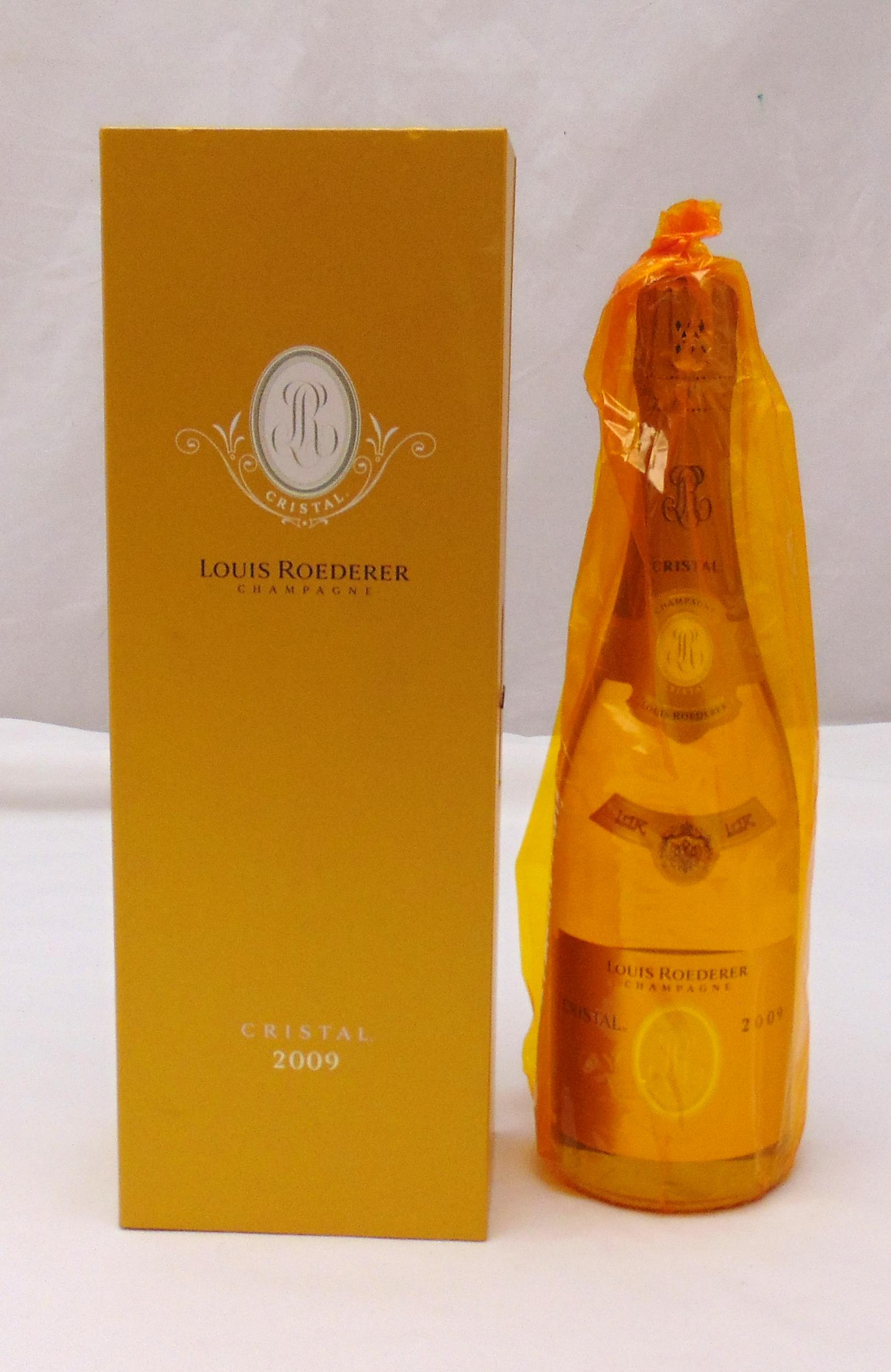 Louis Roederer Cristal vintage 2009 champagne , 750ml in fitted case