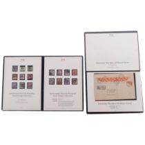 Hannington & Bryne, 2 presentation packs, including Government Parcels Overprint Used Stamp