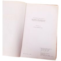 The Hound of the Baskervilles - A typed script of the Sherlock Holmes adventure, written by