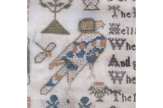 An early 19th century needlework sampler by Mary Anne Turnbull, aged 12. 43x33cm overall. - Image 2 of 2