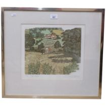 A group of pictures, to include Pamela Nash limited edition lithograph 84/25, another by a different