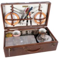 A Vintage "Garrison" 1930s picnic set, with original fittings