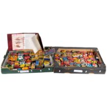 A large quantity of Matchbox diecast vehicles, various series, both loose and boxed, including empty