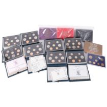 Various cased sets of Royal Mint coins etc.