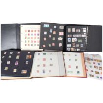 A collection of world stamps in 7 albums.