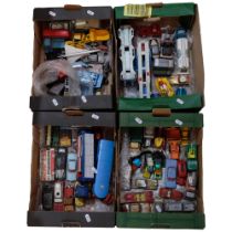 A quantity of diecast vehicles, including many Corgi, Dinky, Lesney etc