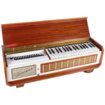 A 1950s Italian Farfisa pianorgan, RN 20499. L - 73cm.