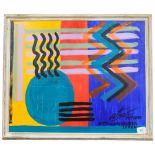 Royston Du Maurier, abstract number 29, framed, 59cm x 71cm overall