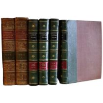 4 volumes of children's books, "Little Folks", half leather-bound, together with 2 volumes of