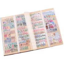 A well filled stock book full of stamps, all South American in nature, including countries such as