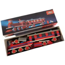 LEGO - a 1960s LEGO set 323 train, complete and in original box with original instruction pamphlet