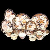 A quantity of Crown Derby Imari pattern china