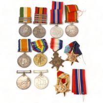 A South African family medal group, Boer War Queens Medal and Kings S.Africa medal to SAPr/2nd Coprl