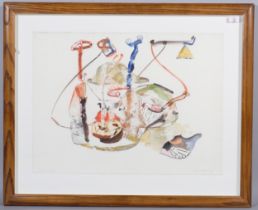 Maurice Cockrill (1936 - 2013), Generation, abstract watercolour on paper, signed and dated 1993,