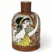 MARI SIMULSSON for Upsala Ekeby, Sweden, a 1959 design Mariana vase, signed "ms" in glaze, factory