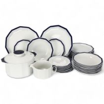 Rosenthal Studio-Line, Germany, a part dinner service from the Mykonos series, 36 pieces Good