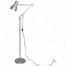 Sir KENNETH GRANGE, a Type 75 Anglepoise floor lamp, in brushed aluminium, extended height 175cm