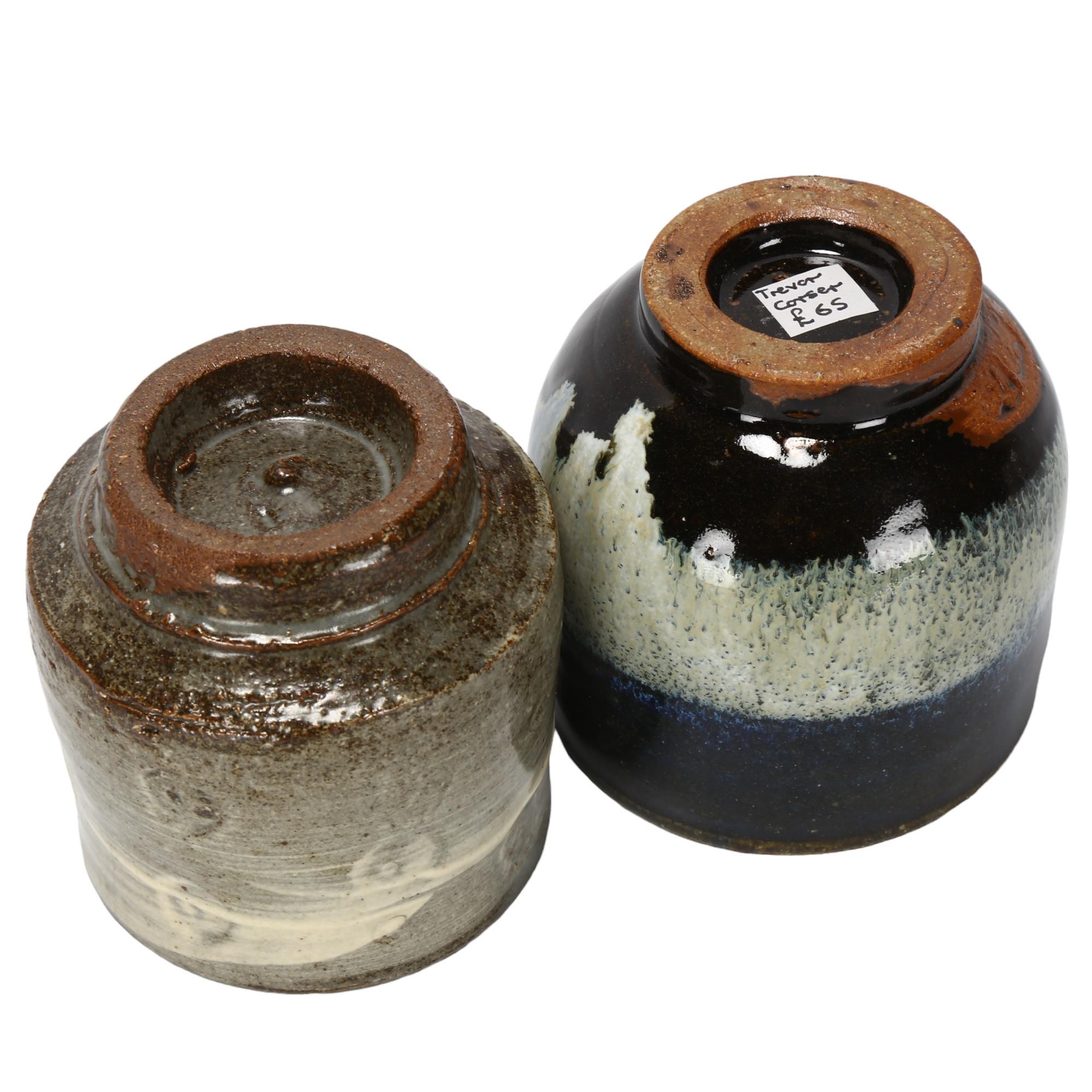 Leach Pottery, St Ives, 2 Yunomi / tea bowls, TREVOR CORSER and JOHN BEDDING, makers stamp and - Image 3 of 3