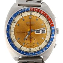 SEIKO - a Vintage stainless steel Pogue automatic chronograph bracelet watch, ref. 6139-6002,