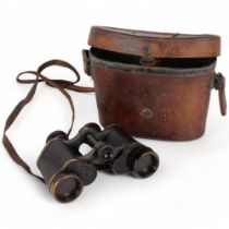 A pair of Zeiss Karoly GYDR, possibly World War I military field binoculars, date inscription is