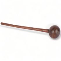An African knobkerrie, L49cm