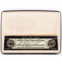 An Ekco U319 mid-century Bakelite radio