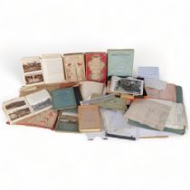 An interesting collection of paper ephemera, some relating to Lady Christabel Aberconway, friend