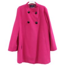 A Jaeger size 16 double-breasted woman's long coat jacket