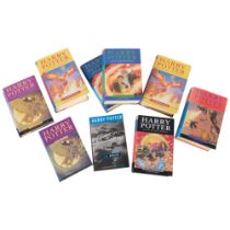 HARRY POTTER - J K ROWLING - a group of hardback and paperback books, including many first editions,
