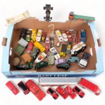 A group of various Corgi, Dinky and other diecast vehicles